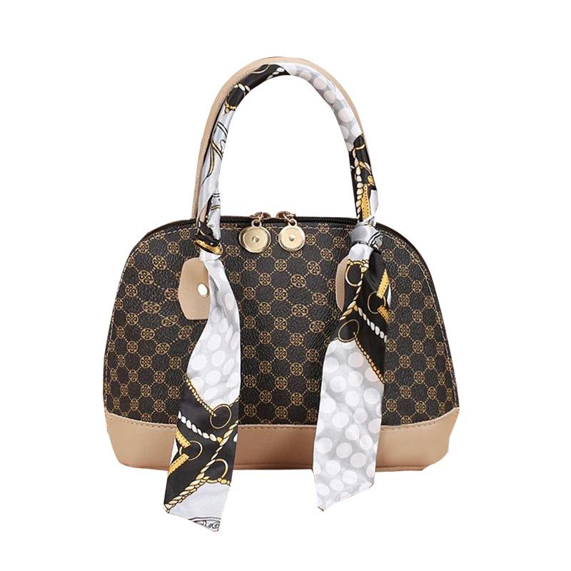 Новая сумка-ракушка с принтом Женская сумка через плечо Сумка