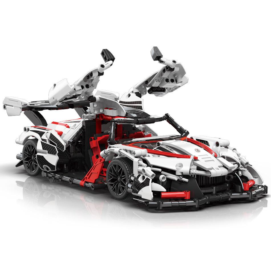 High-Tech MOC 88301 RC Remote Control Gumpert Apollo IE Super Racing Car Model Building Blocks Christmas Toys Birthday Gifts