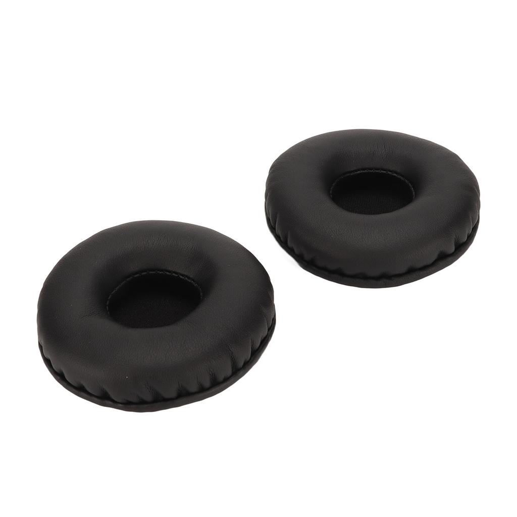 Replacement Earpads Soft Foam Artificial Leather Flexible Universal Ear Cushion Cover for 70mm