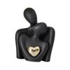 Couple Statue Abstract Sculpture Art Ceramic Sculpture, Hugging Figurine, for