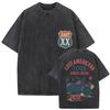 Vintage Washed MGK Lost Americana Tour 20252026 Print Tshirt Men Women Harajuku High Quality Fashion Oversized Cotton T Shirts