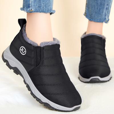 Модные ботинки женские зимние повседневные женские туфли на платформе Slip On Keep Warm Shoes женские водонепроницаемые ботильоны мягкие зимние ботинки Botas Mujer