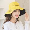 Spring and Summer Double-sided Wide-brimmed Embroidered Beach Hats, Women's Wide-brimmed Hats, Windproof Rope Sunshade Hats