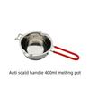 Stainless Steel Candle Wax Melting Boiler Pot with Heat Resistant Handle for Melting Chocolate Candy and Candle Making Supplies