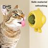 Натуральный шарик для облизывания кошек, вращающийся шарик для еды с кошачьей мятой, болюс для чистки зубов, клейкая зубная паста для моляров для кошек с крышкой
