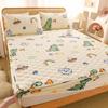 Водонепроницаемый мультяшный эластичный простынь 160x200, защитный чехол для матраса, класс для мамы и ребенка, процесс ламинирования из чистого хлопка