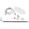 G1/2 Thread Stainless Steel Round Shower Household Bathroom Wall Mounted Shower Head 25cmRound