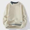 Retro Style Men's Thick Knit Round Neck Sweater for Cross-Border Trade