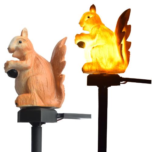 Солнечная Орел Торшер Животное Лампа Белка Панда Вилла Украшение Двора Атмосфера Лампа Газон Лампа Сова