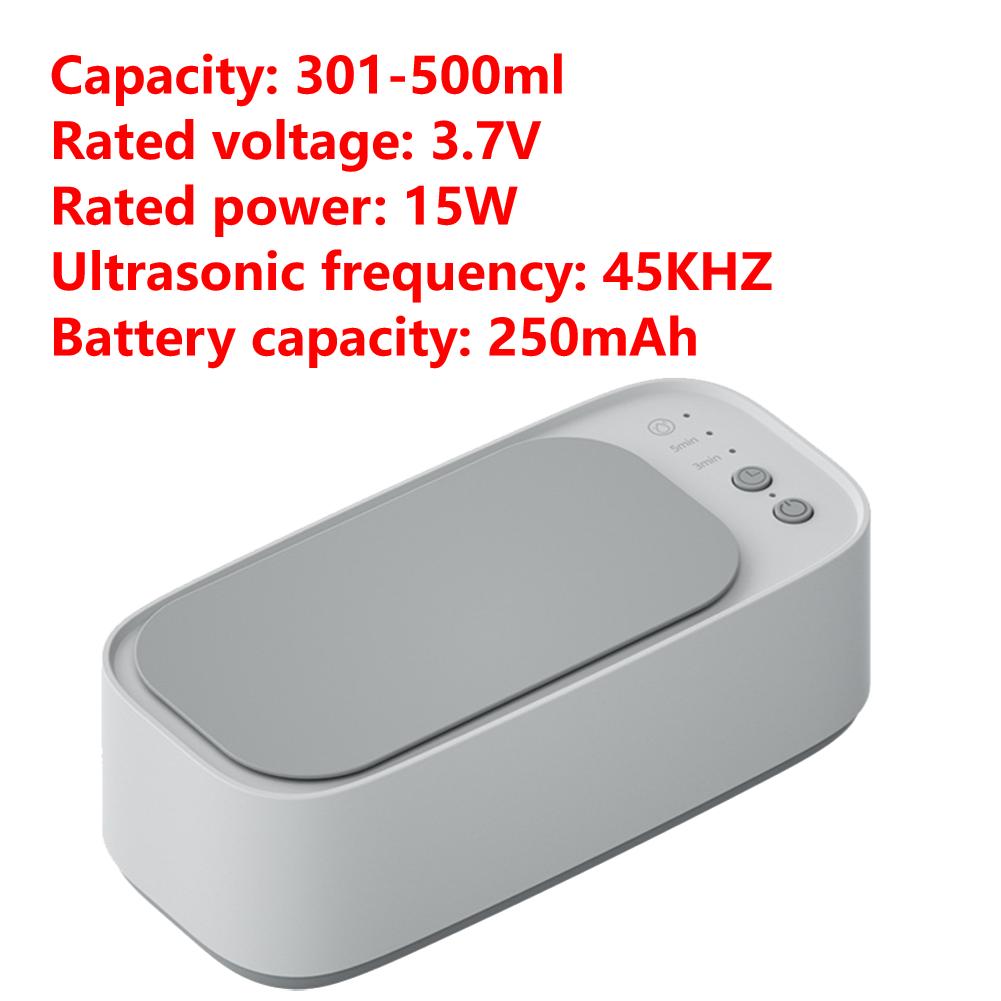 Ультразвуковой очиститель 3 режима Ювелирные изделия Очки Часы Очиститель для чистки Очки/Брекеты/Расческа/Бритва/Кисть для макияжа/Соска Чистка