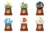 RE-MENT Pokémon Terrarium Collection 10 Box Set (6 Types, 6 Pieces)