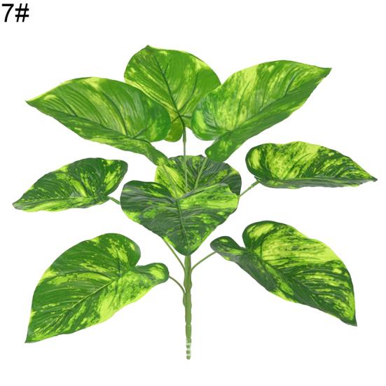 1шт искусственные пластиковые вечнозеленые растения поддельные листья деревьев зелень домашний декор