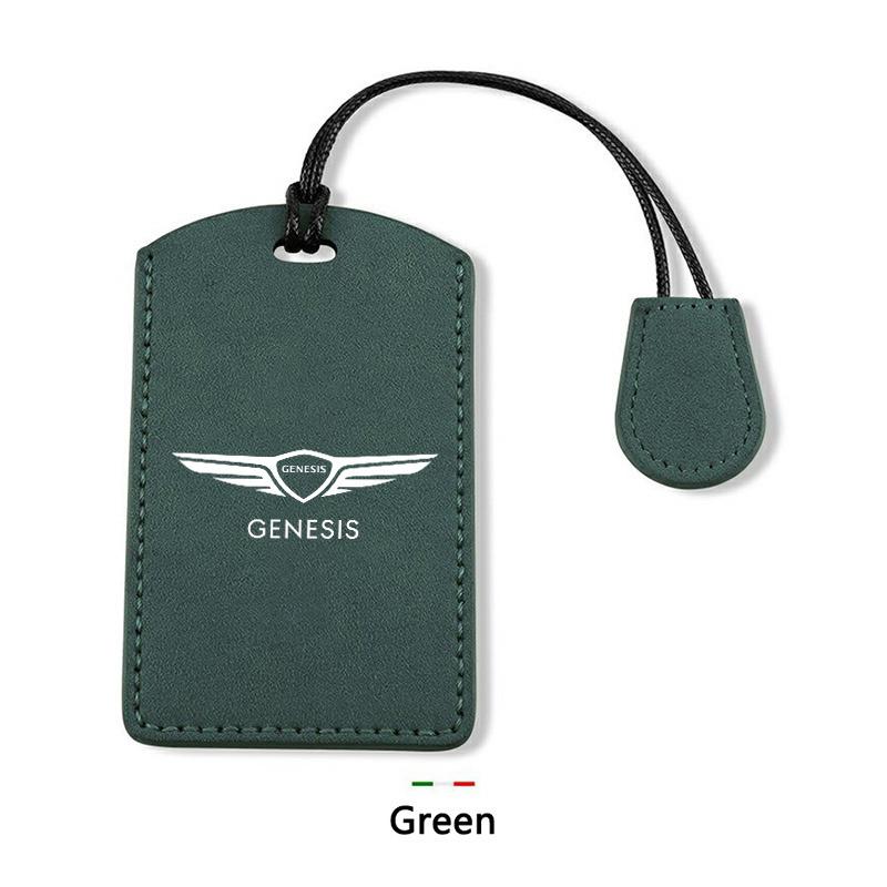 For Genesis GV60 Card 2023 G80 Pure Electric NFC Suede Leather Car Smart NFC Card Key Cover Case Protector Shell Fob Accessories