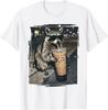 Raccoon Drinking Iced Coffee Funny Animal Meme Tshirt Unisex And Unisex Summer Cotton Clothing Fashion Round Neck Short Sleeved Tee