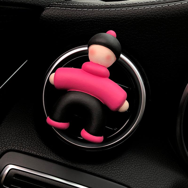 Cow Simple Villain Car Aromatherapy Perfume Car Trend Diffuser Stone Creative Car Decoration Ornament