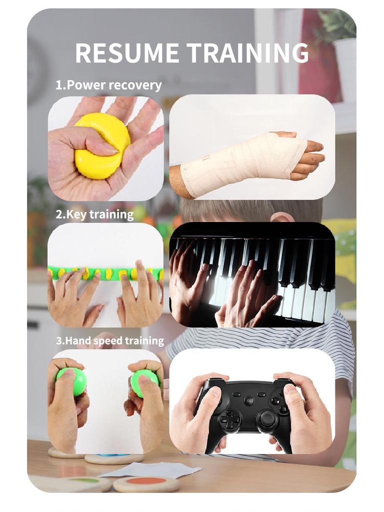 Магнитная силиконовая замазка для захвата пальцами и реабилитационных упражнений