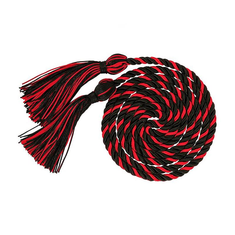 170CM Graduation Honor Cord Double Fringe Tassels Long Rope for Academic Ceremony Student Outfit Party Accessory