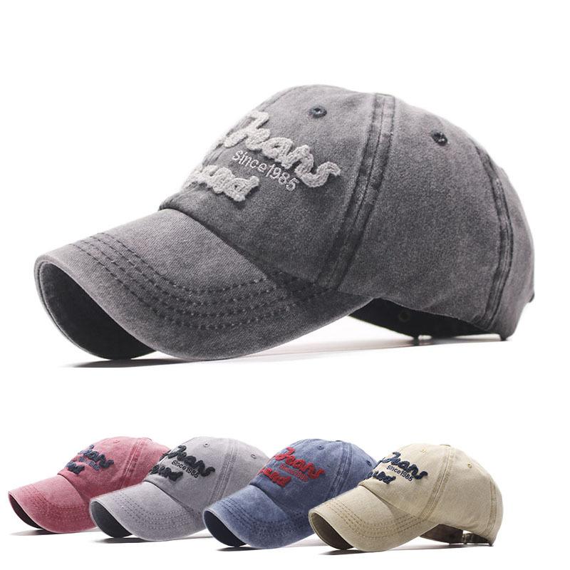 Washed Men's Baseball Cap Trendy Versatile Casual Embroidery Cap Hat Fashion New Women
