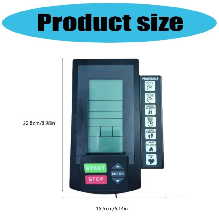 Велокомпьютер Спидометр Монитор сердечного ритма ЖК-дисплей для электровелосипеда для велотренажеров и фитнес-оборудования