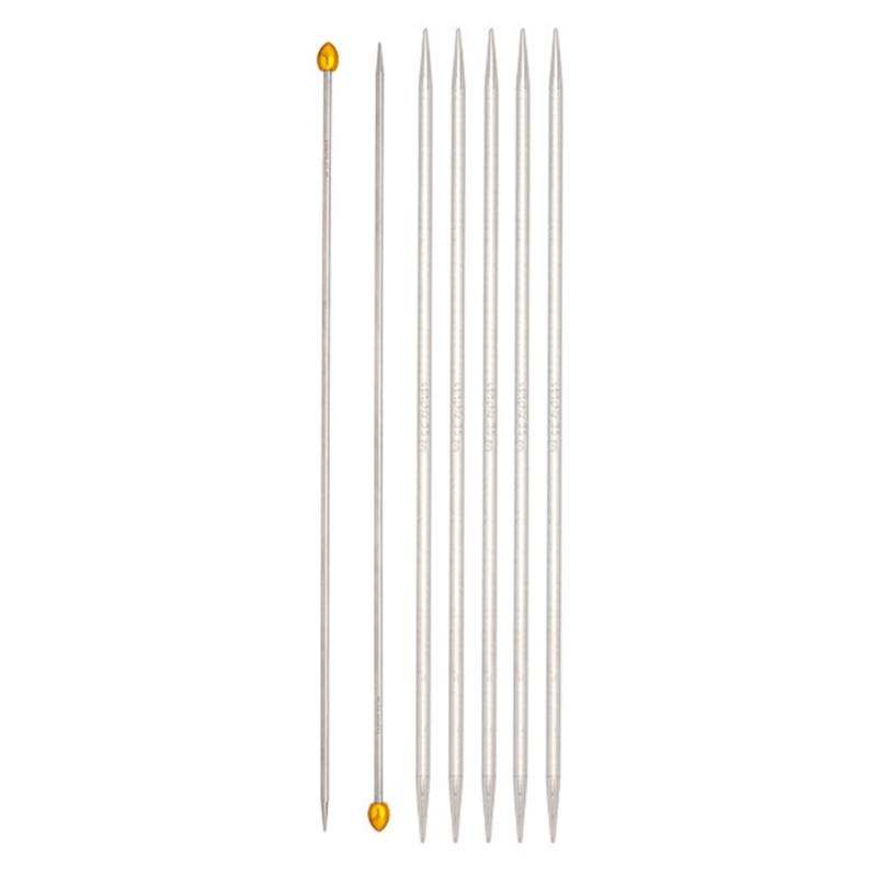 Прямая спица из нержавеющей стали для вязания Двусторонняя спица