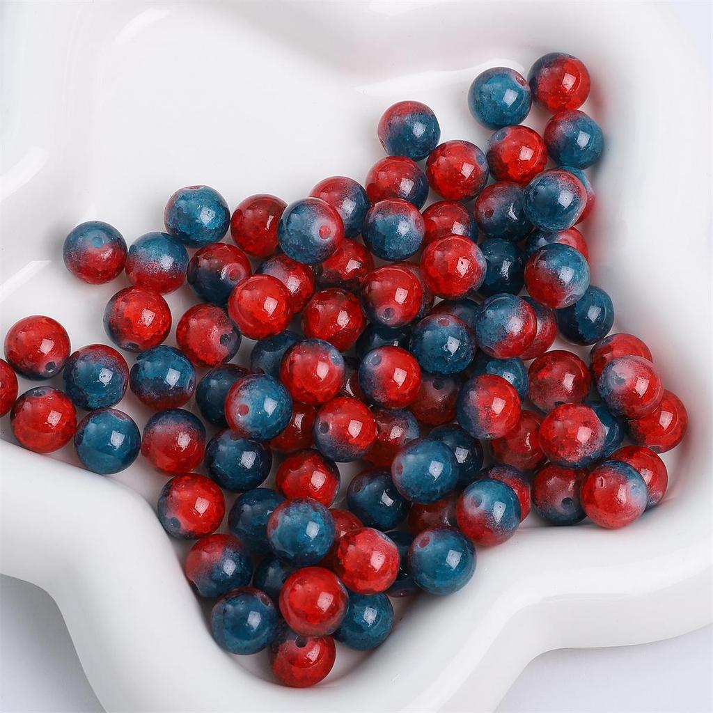 8/10 мм 20-30 шт./пакет Стеклянные бусины DIY Браслет Ожерелье Серьги Ювелирные изделия Аксессуары
