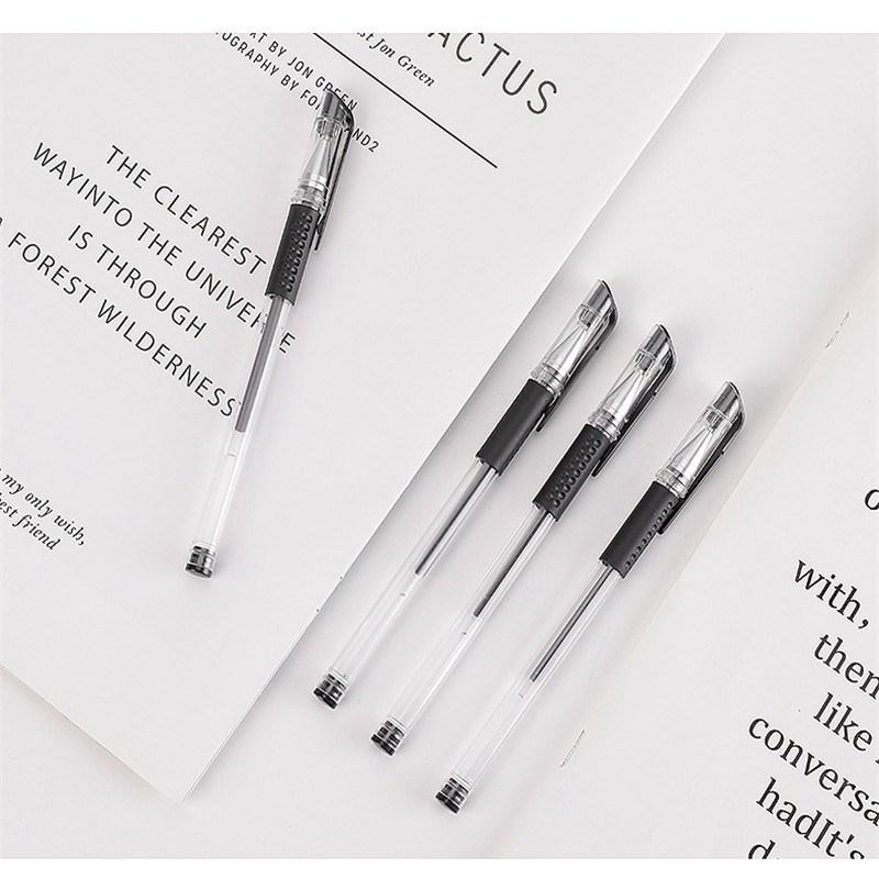 Черная специальная гелевая ручка с чернилами 0,5 мм, канцелярская ручка для студентов, черная нейтральная ручка с чернилами