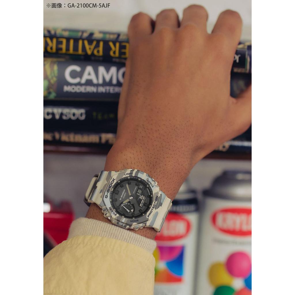 Casio Мужские часы G-Shock GA-2100CMD-8AJF Серые Экологичный материал Японская модель