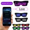 LED Magic USB Charging DIY App Control Bluetooth Luminous Glasses for Party