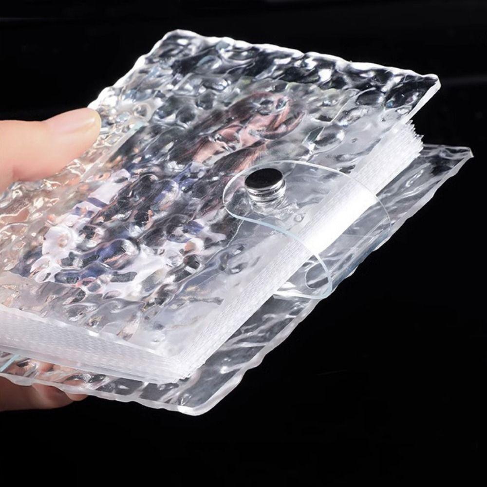 Водная рябь Прозрачный настольный фотоальбом с отрывными листами DIY Съемный декор для фотоальбома