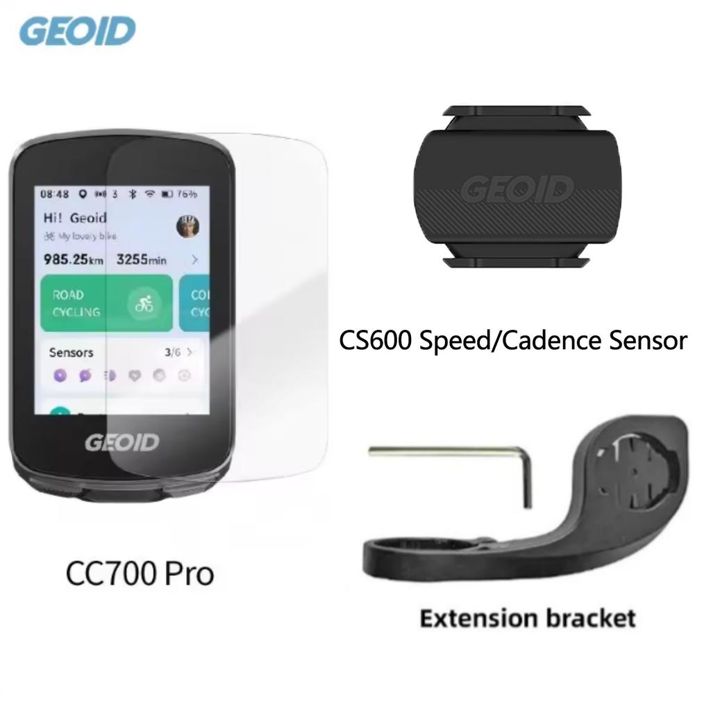 GEOID CC700 Pro Bicycle Computer 2.8-Inch Touchscreen GPS Bike Speedometer WIFI ANT+ With Global Map Navigation Bicycle Odometer