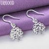 925 Sterling Silver Tree Dropped Earrings Fashion Jewelry