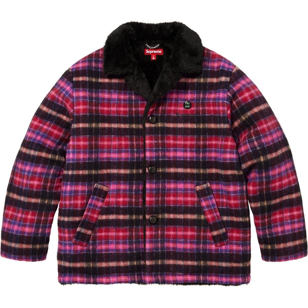 Supreme FW25 WEEK13 Plaid Car Coat Puffer Jacket Unisex SUP-FW25-159