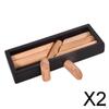 2x Деревянные Игры-головоломки Игрушки в Коробке для хранения Игра на интеллект Последовательные головоломки