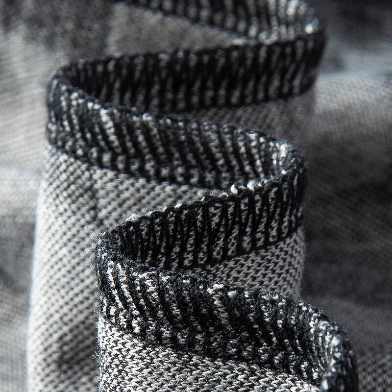 Montagut Men's Checkboard Jacquard Round Neck Sweatshirt