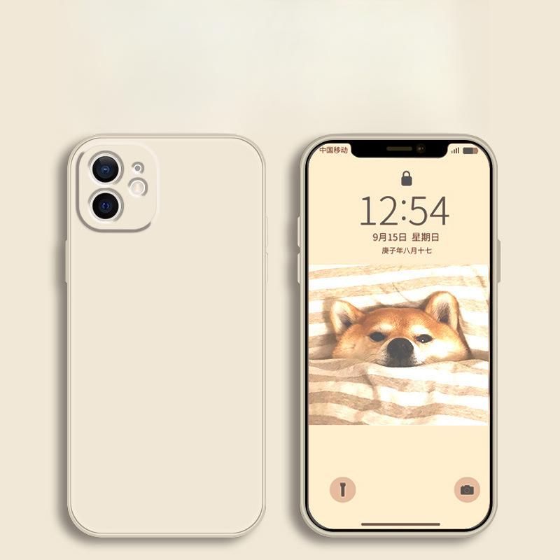 Applicable To Apple 15pro Mobile Phone Case IPhone Protective Case Liquid Soft Silicone Full-cover Anti-fall Case for Men and Women