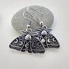 Vintage Gothic Moth Pendant Earrings For Women Men Ethnic Style Fashion Creative Ear Hook Jewelry Gift