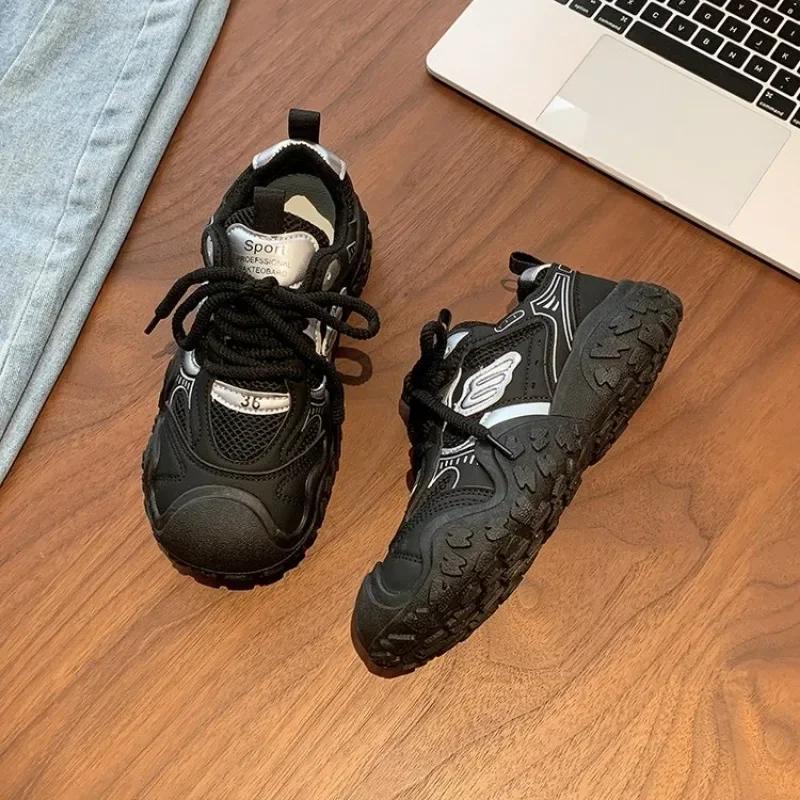 Мода 2024 года, новые, высокие, внешний вид, иностранный стиль, удобные, нескользящие, дышащие, спортивные, износостойкие женские туфли Zapatillas De Mujer