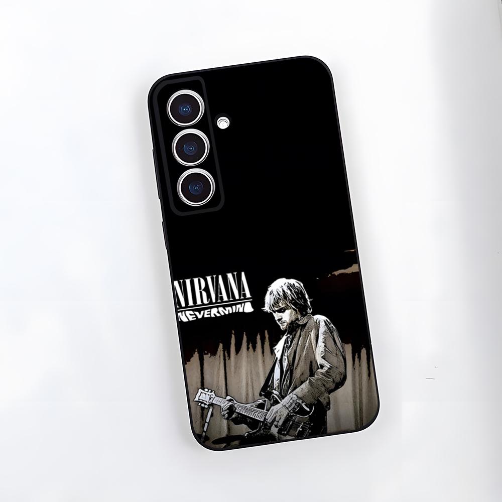 Band Hot N-Nirvana Phone Case For Samsung A25 A13 A33 5G A54 A36 A35 A56 A52 A14 Shockproof Soft Cover