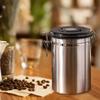 Coffee Bean Container Tea Sugar Canisters with Date Record Tool Airtight Storage Tank Household