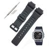 WS-1400 Силиконовый браслет для часов Casio WS-1400H WS-1300 WS-2100 AE-1500 Ремешок для часов MW610 MWD110 Смола Каучук Водонепроницаемый ремешок