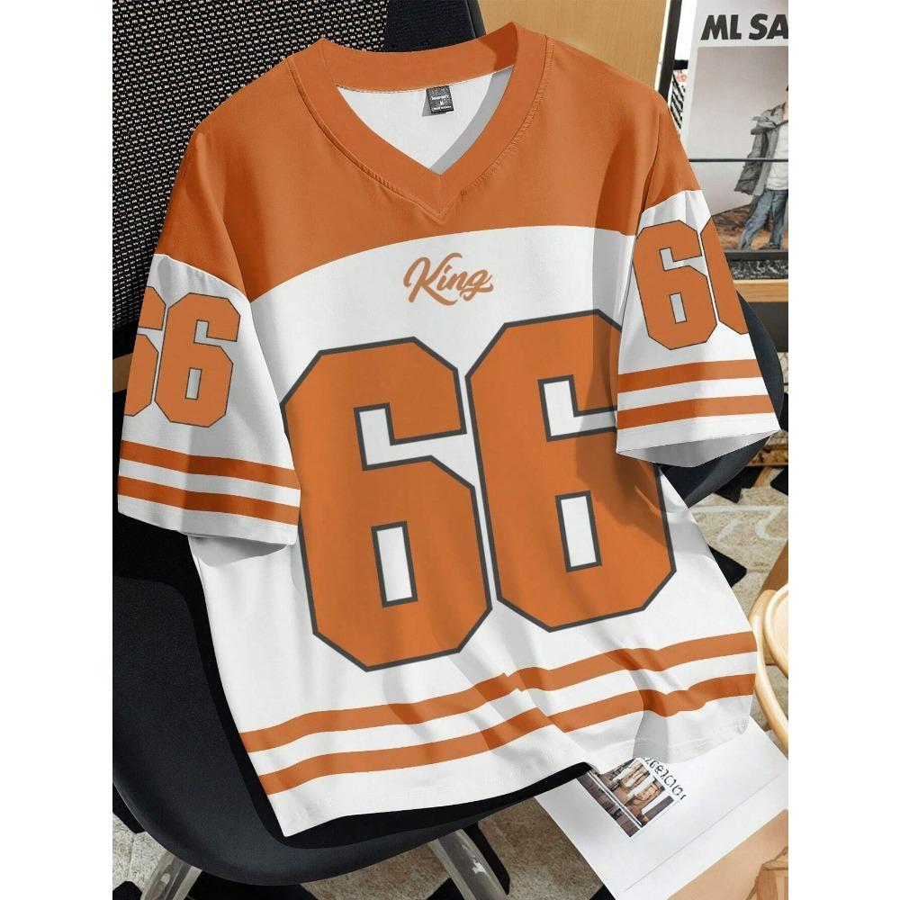 Летняя модная женская одежда № 66 футболка с V-образным вырезом повседневная спортивная футболка с коротким рукавом Harajuku для пар свободная уличная футболка