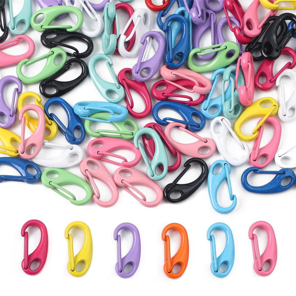 Alloy Snap Hook Lobster Clasp Hooks Trigger Clips Buckles For DIY Jewelry Making Bracelet Necklace Key Accessories