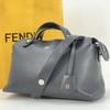 Fendi КСТАТИ 2-way Сумка на руку Плечевая Мини Бостонская сумка Кожаная Черная 8BL124 Оригинал