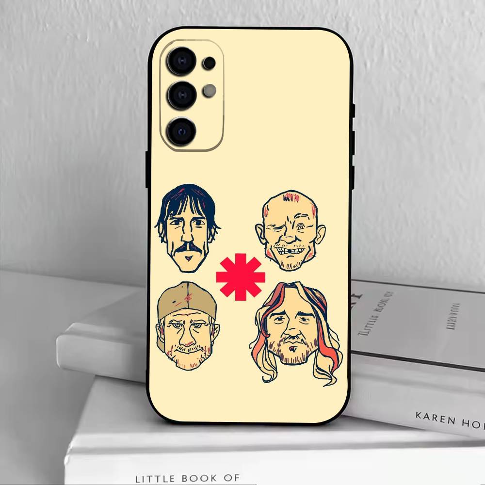 R-Red Hot Chili Peppers Чехол для телефона Черный Силиконовый Мягкий Для Samsung S25,S24,S21,S22,S23,S30,Ultra,S20,Plus,Fe,Lite