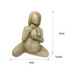 Pregnant Statue Imitation Clay Decorative Figurines Pregnancy Trilogy Woman Pregnancy Mud Sculpture Home Decor Gift for Mother