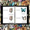 50PCS Creative Retro Mushroom Plant Butterfly Stickers Phone Case Decoration DIY Phone Case Notebook Water Cup Stickers