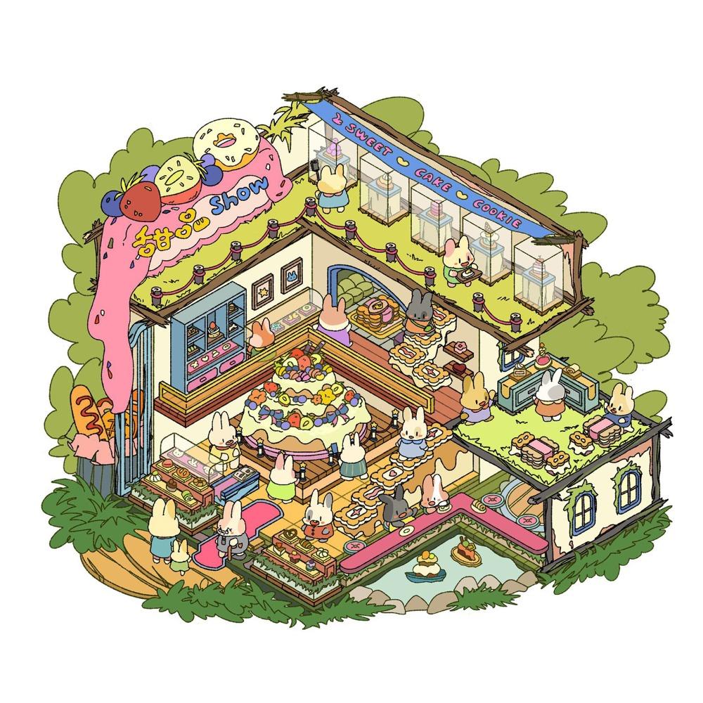 Наклейка 3D-пейзаж с наслоением и наклеиванием, ПЭТ, наклейка со сценой домика, склеивающиеся наклейки для дневника, детская игрушка