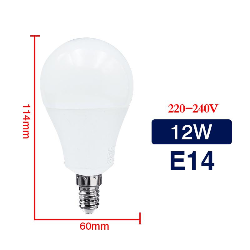 Energy-efficient E27 Globe LED Bulb - Super Bright Plastic-Clad Aluminum for Indoor Use