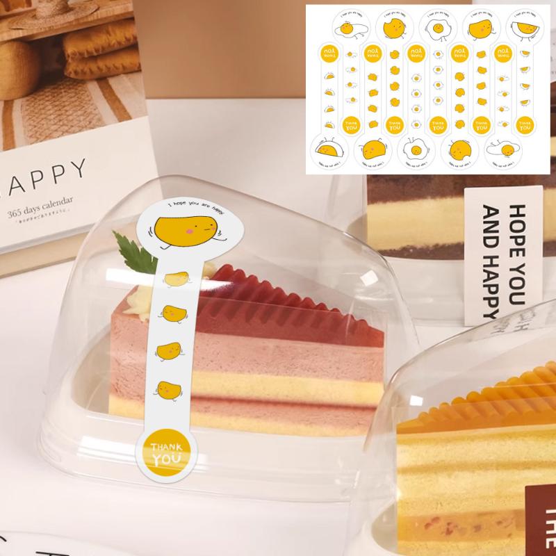 50/100 шт. Новые ручные наклейки Этикетки для продуктов Самоклеящиеся Длинные этикетки Упаковочные запечатывающие наклейки Наклейки для вечеринок Тортов Выпечки