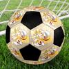Tails Explorer Soccer Ball Colorful All Ages Machine Stitched PVC Competition Ready Durable High-Bounce.SIZE5